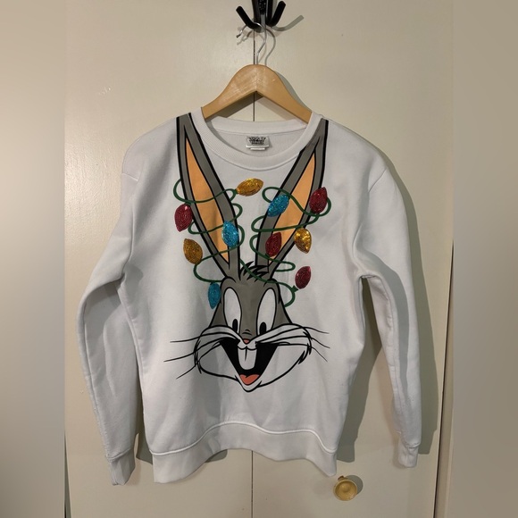 Warner Bros. Other - Bugs Bunny Christmas Lights Sweater